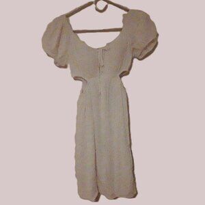 Junior SO size small white dress w/liner